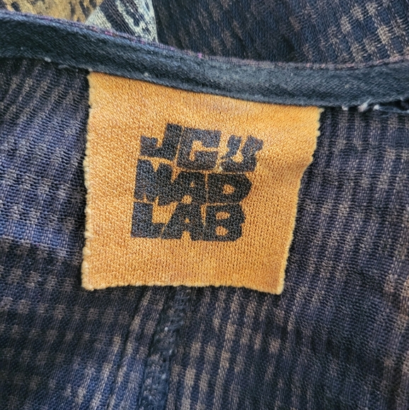 345. JG'S Mad Lab Women's Multicolor Patterned Oversized Top - One Size - Picture 9 of 9